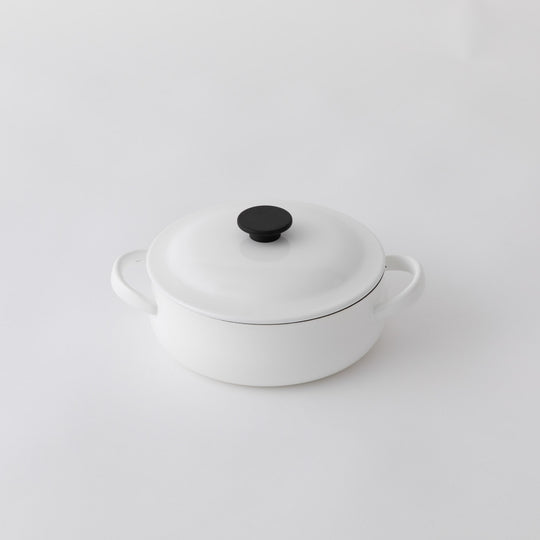野田琺瑯 LUKE（ルーク） 浅型キャセロール 25cm