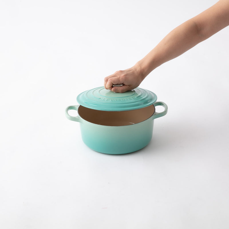 【おまけ付き！】LE CREUSET(ル・クルーゼ)  ココット・ロンド クールミント