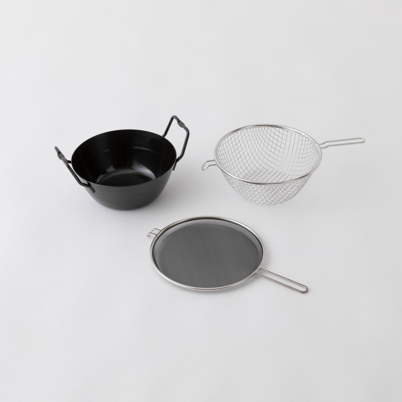la base（ラバーゼ） 鉄揚げ鍋セット22cm |キッチン用品通販