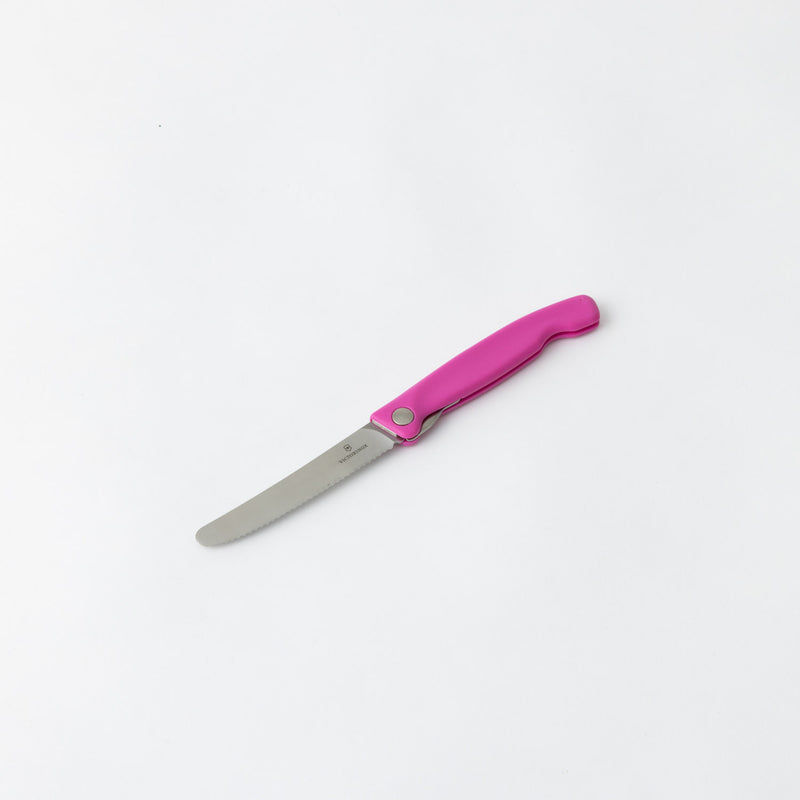 STORE　ピンク　VICTORINOX（ビクトリノックス）トマトベジタブル　フォールディングナイフ　|キッチン用品通販サイト
