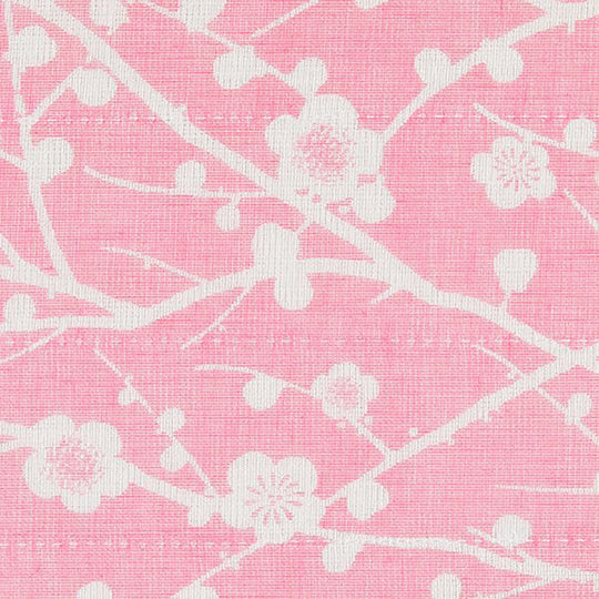 白雪友禅ふきん 梅 ピンク