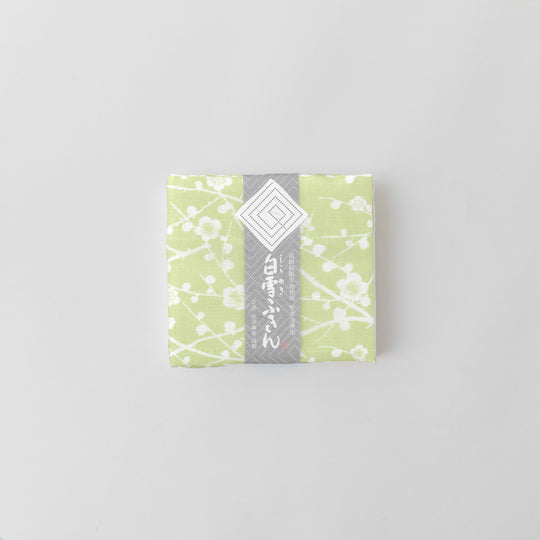 白雪友禅ふきん 梅 うぐいす
