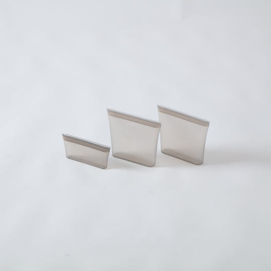 【まとめ買い】ZIP TOP(ジップトップ)  バッグ 3点セット グレー